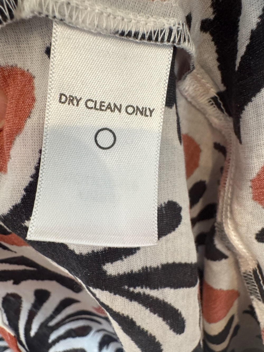 Apiece Apart Printed Drawstring Waist Dress - Rust & Black Leaf Print - Picture 4 of 7